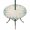 Brown Green Beige, variant on Round Outdoor Tablecloth with Umbrella Hole and Zipper, Beach Coastal Tablecloth with Elastic Waterproof, Summer Coral Starfish Nautical Ocean Vintage Patio Table Covers for 31" - 35" Pool Tables