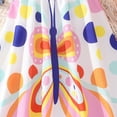 thumbnail image 4 of Toddler Baby Girls Summer Spaghetti Strap Dot Print Dress Swing Beach Sun Dress,Butterfly-2T, 4 of 7