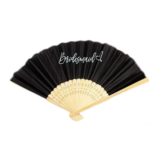 de boda para damas, accesorio clásico elegante para disfraz, de mano con estampado de letras para espectáculo de baile de pared, boda, Negro