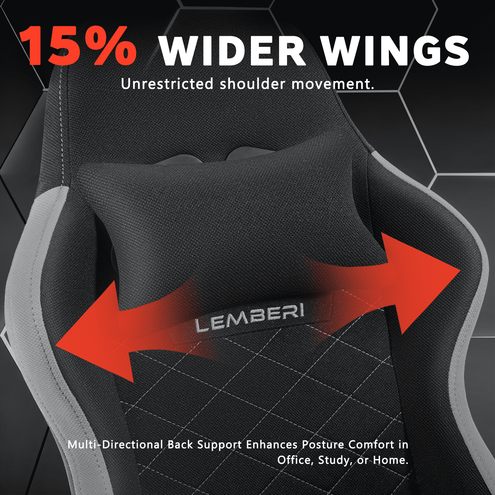 BOSSIN Gaming Chair, Fabric Big and Tall Video Game Chairs for Adults with Footrest,Racing Style Ergonomic Computer Gamer Chair with Headrest and Lumbar Support