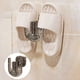 thumbnail image 1 of Zapatero de pared, organizador adhesivo para zapatillas con ganchos dobles, capacidad para 4 pares, resistente al óxido, solución para colgar sin taladros, ahorra espacio en espacios, 1 of 2