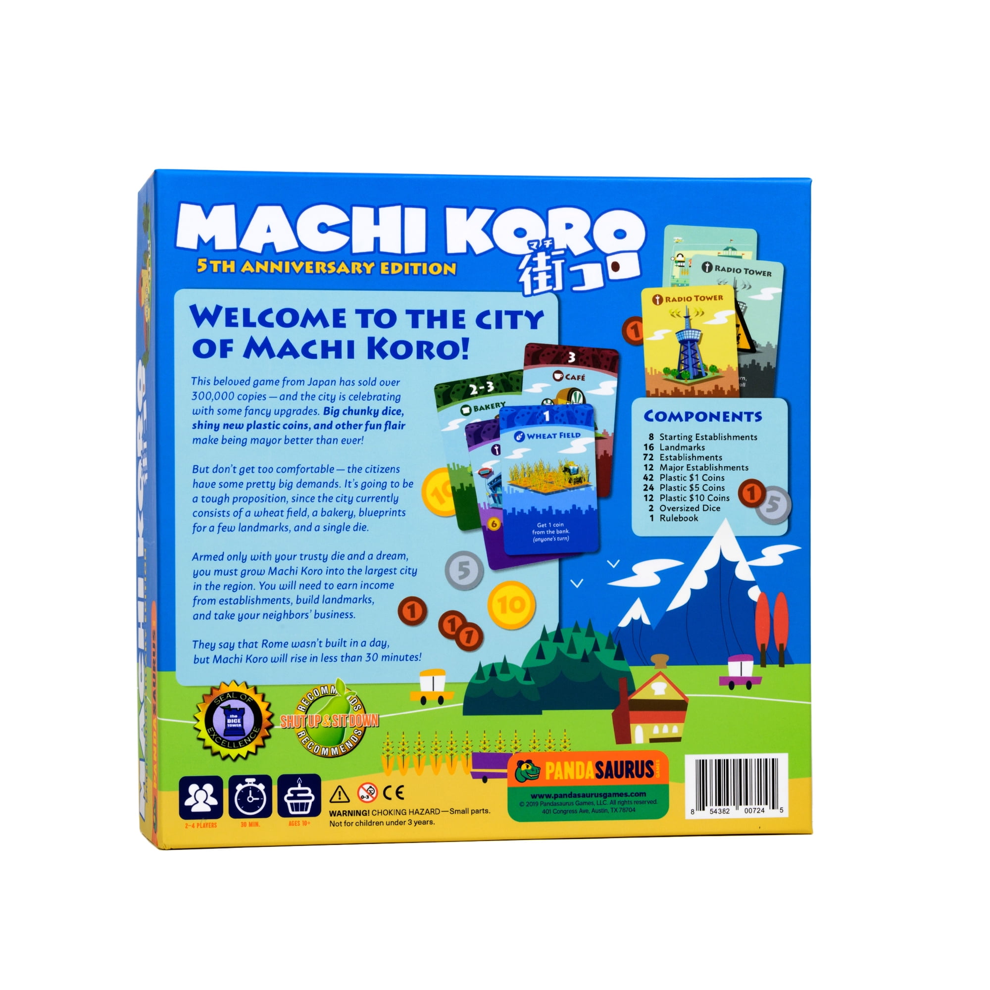 Machi Koro Family Board Game for Ages 8+, from Asmodee