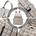thumbnail image 4 of MMYGU Quilted Backpack Lightweight Puffer Backpack for Women Drawstring Padding Puffy Travel Daypacks Gym Bag for Ladies Black, 4 of 7