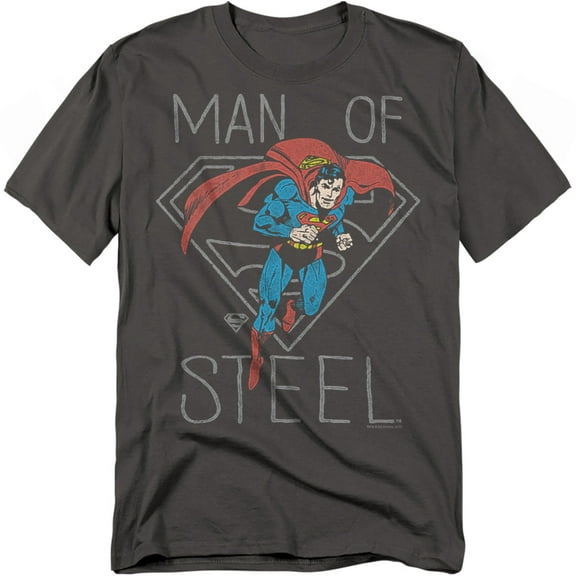DC Comics T-Shirt Hardened Heart Unisex Graphic Tee For Men & Women Charcoal