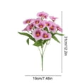 thumbnail image 3 of Artificial Pansy Flowers Fake Flowers Hotel Wedding Home Decor Creative Silk Ornaments, 3 of 6