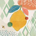 thumbnail image 3 of Charron, Veronique 12x12 Black Modern Framed Museum Art Print Titled - Fruit Frenzy VI, 3 of 5