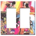 thumbnail image 1 of Art Plates brand - Double Gang Rocker Wall Plate - At the Club, 1 of 2