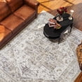 thumbnail image 1 of Modern Abstract Area Rug Carpet X Rugs for Living RoomMachine Washable Rugs for Bedroom Dining Living Room Rug Grey MultiColor, 1 of 7