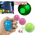 thumbnail image 4 of Vogacara Bolas adhesivas para apretar para aliviar el estrés, bolas de pared luminosas noctilucentes, juguete para niños Juguetes amarillo 1 Uds 6.5 CM, 4 of 6