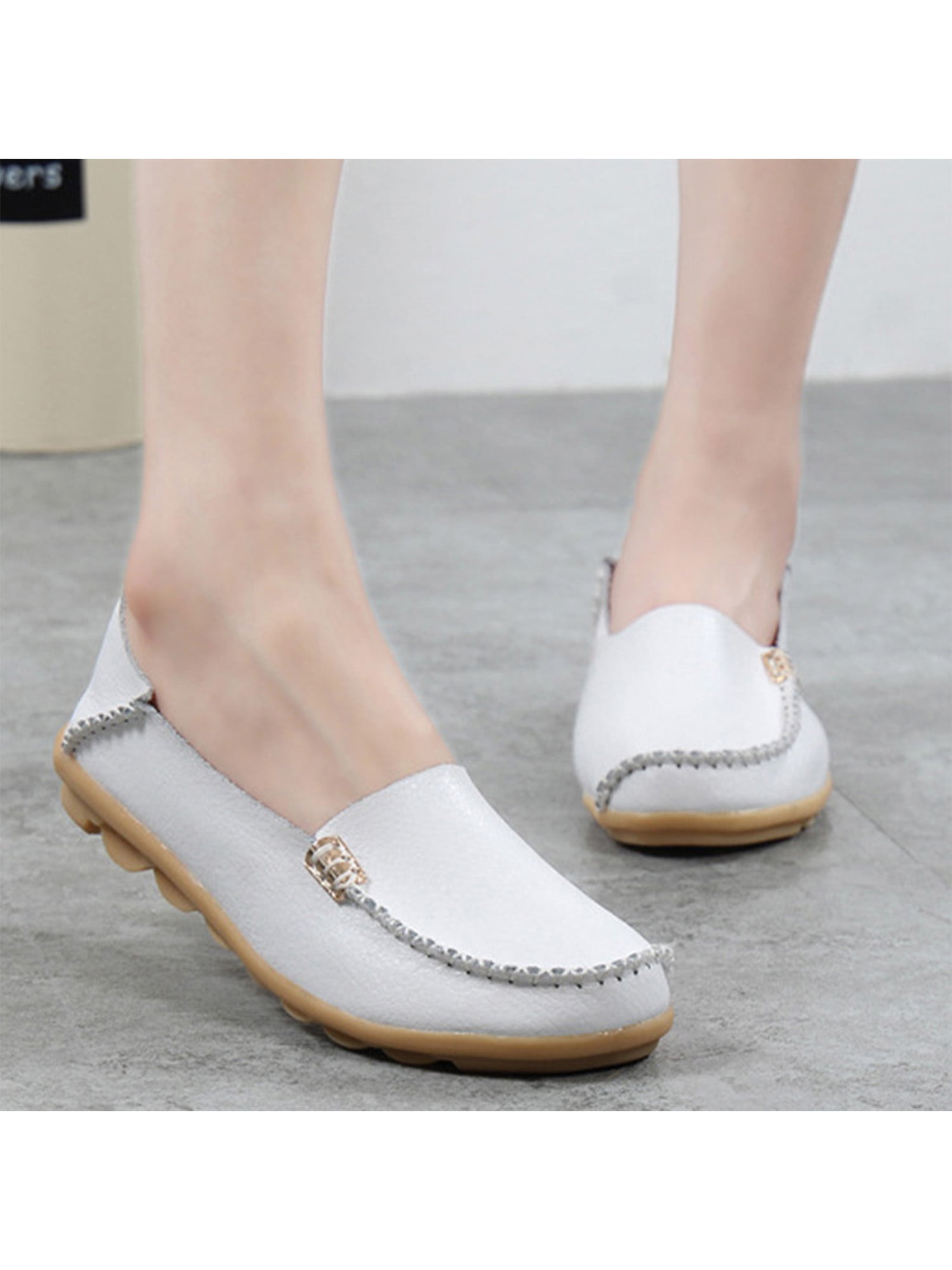 Ladies Classic Comfortable Flat Cushioned Low Slip-on Round Toe Single Shoes 2019 Hot! Women Shallow Boots 