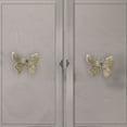 thumbnail image 2 of Poignées de Tiroir en Laiton Dorées, Poignées de Tiroir d'Armoire, Poignées Papillon Libellule, 2 of 8