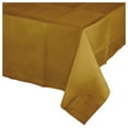 thumbnail image 2 of Plastic Tablecover, Gold, 54" x 108", 2 of 7