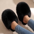 thumbnail image 3 of Ecetana Women's Furry Slippers Comfy Memory Foam Fuzzy Fluffy Slippers Non-slip Indoor House Shoes, 3 of 8