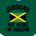 thumbnail image 4 of Inktastic Jamaica Awesome Jamaican Boys or Girls Baby Bib, 4 of 4