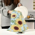 thumbnail image 6 of Kitchen Towels Sunflowers Pattern Pattern Cleaning Towel Absorbent Hand Towels Tea Towels for Home Restaurant Dish Clean 28" x 18", 4PCS, 6 of 7
