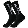 thumbnail image 1 of Calcetines de fútbol SpotBlack 1Pares Negro 6-12.5US TapeDesign Calcetines Tubo Medio Algodón., 1 of 1
