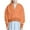 Orange, variant on zbxnLI Athletic Hoodie for Girls Cropped Sweatshirt Zip up Jacket Lightweight Long Sleeve Spring Fall Outwear