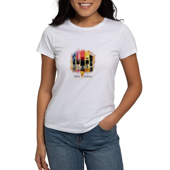 CafePress - Go Go Power Rangers! Women's Value T Shirt - Women's Classic T-Shirt