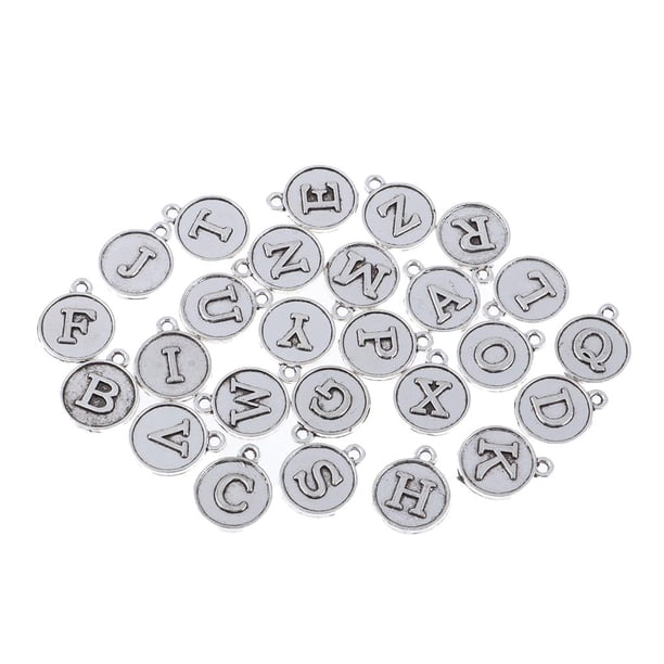 Accesorios de Fabricación de joyas jinwen Colgantes de aleación retro Plata antigua 26 PCS