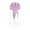 Purple, variant on Gieenan Aquarium Decorations Cute Luminous Jellyfish Aquarium Fish Glowing in Dark Fluorescence Jellyfish Toy for FishTank