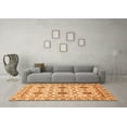 thumbnail image 3 of Ahgly Company Indoor Rectangle Abstract Orange Modern Area Rugs, 2' x 3', 3 of 4