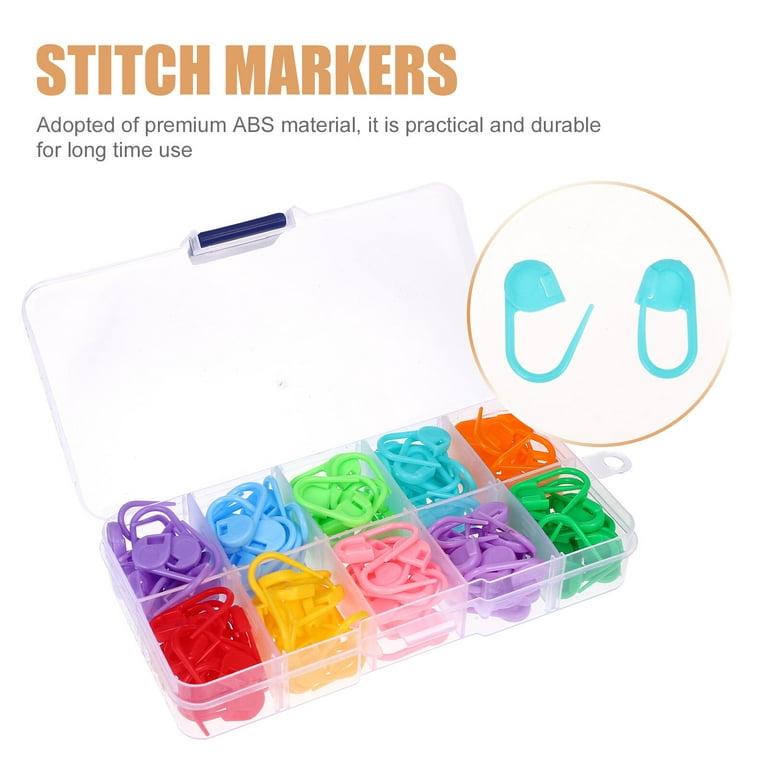 150pcs Plastic Stitch Markers Multi-functional Knitting Markers Crochet  Clips