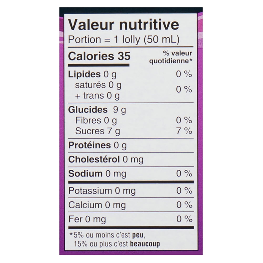 Chapman's Low Calorie Fruity Li'l Lolly in a Box, 28 x 50mL