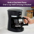 thumbnail image 3 of Mr. Coffee 5-Cup Programmable Coffee Maker Black: Drip Coffee Machine, Electric, Dishwasher-Safe, Paper Filter, 25 oz Capacity, 3 of 6