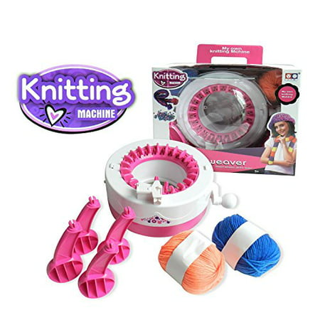 Smart Weaver Knitting Kit Machine for Kids - Quick Knit Loom Easy to
