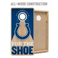 thumbnail image 3 of YouTheFan NFL Indianapolis Colts 2x4 Slogan Series Cornhole, 3 of 6