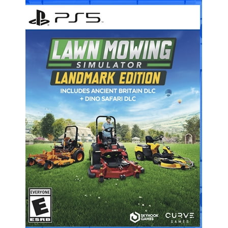 Lawn Mowing Simulator Landmark Edition, PlayStation 5, Curve Games, 812303017667