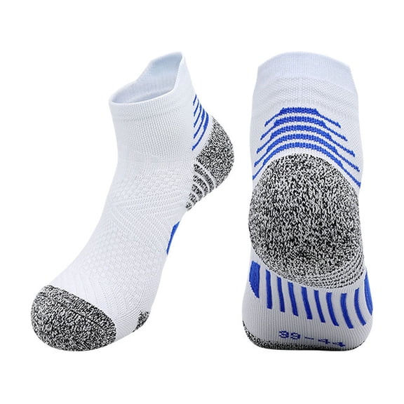 hoksml Kids Cushioned Arch Support Ankle Running Socks, Breathable Anti Blister Athletic Short Socks for Youth Workout Sports