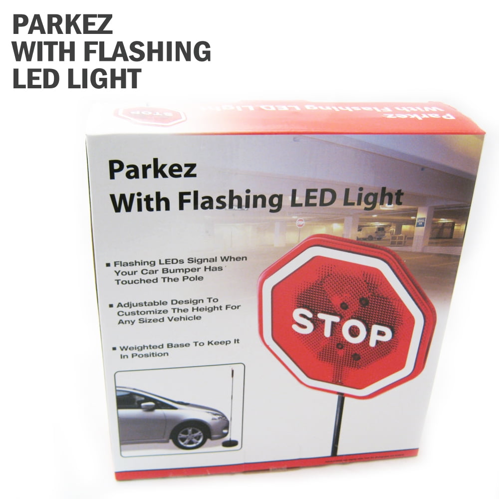 Kole Imports Parkez Flashing LED Light Parking Stop Sign for Garage 