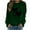 Olive Green, variant on WREESH Long Sleeve Womens Shirts Valentine's Heart Graphic Shirts Casual Spring Blouses Dressy Casual Tops Olive Green