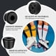 thumbnail image 2 of Roller Skate Toe Stoppers Set Roller Skate Toe Stops with 4 Pieces Screws Replacement Skate Accesso, 2 of 5