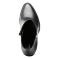 thumbnail image 3 of MADDEN GIRL Womens Black Comfort Meeko Pointed Toe Block Heel Zip-Up Booties 9 M, 3 of 4