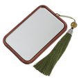 thumbnail image 3 of MasteelfCA Exquisite Makeup Mirror with Tassel Creative Cosmetic Tool Wooden Travel Mirror, 3 of 7