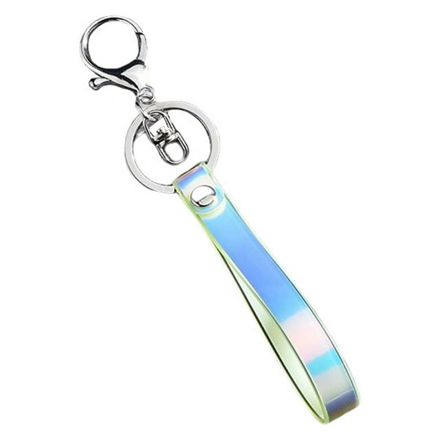 stanreset PVC Keychain Replacement Decorative Odorless Cute Glossy Handbag Shoulder Bag Smart Phone Pendant Ornament Gift Light Green