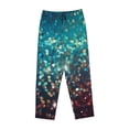 thumbnail image 4 of Daiia Colorful Rainbow Glitter Women's Sleep Pant with Pockets and Drawstring,Pajama Pants-Small, 4 of 9
