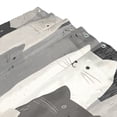 thumbnail image 3 of Yayeee Shower Curtain with Hooks 72"x72" Waterproof Fabric Bathroom Hanging Decor, Gray Cute Cats, 3 of 5