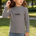 thumbnail image 7 of Hurxie Girls Half Turtleneck Long Sleeve Knit Slim Sweater Pullover Tops 9-10 Years, 7 of 7