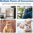 thumbnail image 4 of YAHHU 1080P HD Cat Camera Collar Wireless Small Sports Cam with 8GB Memory Card Built-in Battery White Webbing 3.94 inches / 10 cm, 4 of 9