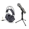 Samson Q2U USB/XLR Dynamic Microphone with SR880 Closed-Back Headphones Bundle