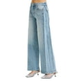 thumbnail image 3 of Mid Rise Wide Barrel Transferable Leg Snap Jeans, 3 of 5