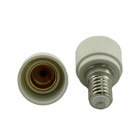 Rebaydo 2pcs E14 male to E14 female Extender Converter