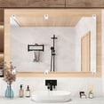 thumbnail image 4 of 30 Pack Crystal Clear Mirror Holder Clips, Plastic Mirror Holder Clips, Glass Retainer Clips Kit for Fixing Mirror,Mirror Hanging Kit Plastic with Screw and Anchor (Clear), 4 of 6