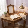 thumbnail image 5 of Gold Vintage Wall Mirror Ornate Gold Picture Frame Vertical Wall Decor for Living Room Bedroom Entryway Office Home Accent, 5 of 6