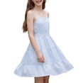 thumbnail image 5 of Ruyang Teen Girls Hawaiian Casual Sundress Print A-Line Suspender Sleeveless Dresses Summer Lightweight Breathable Beach Dresses, 5 of 8