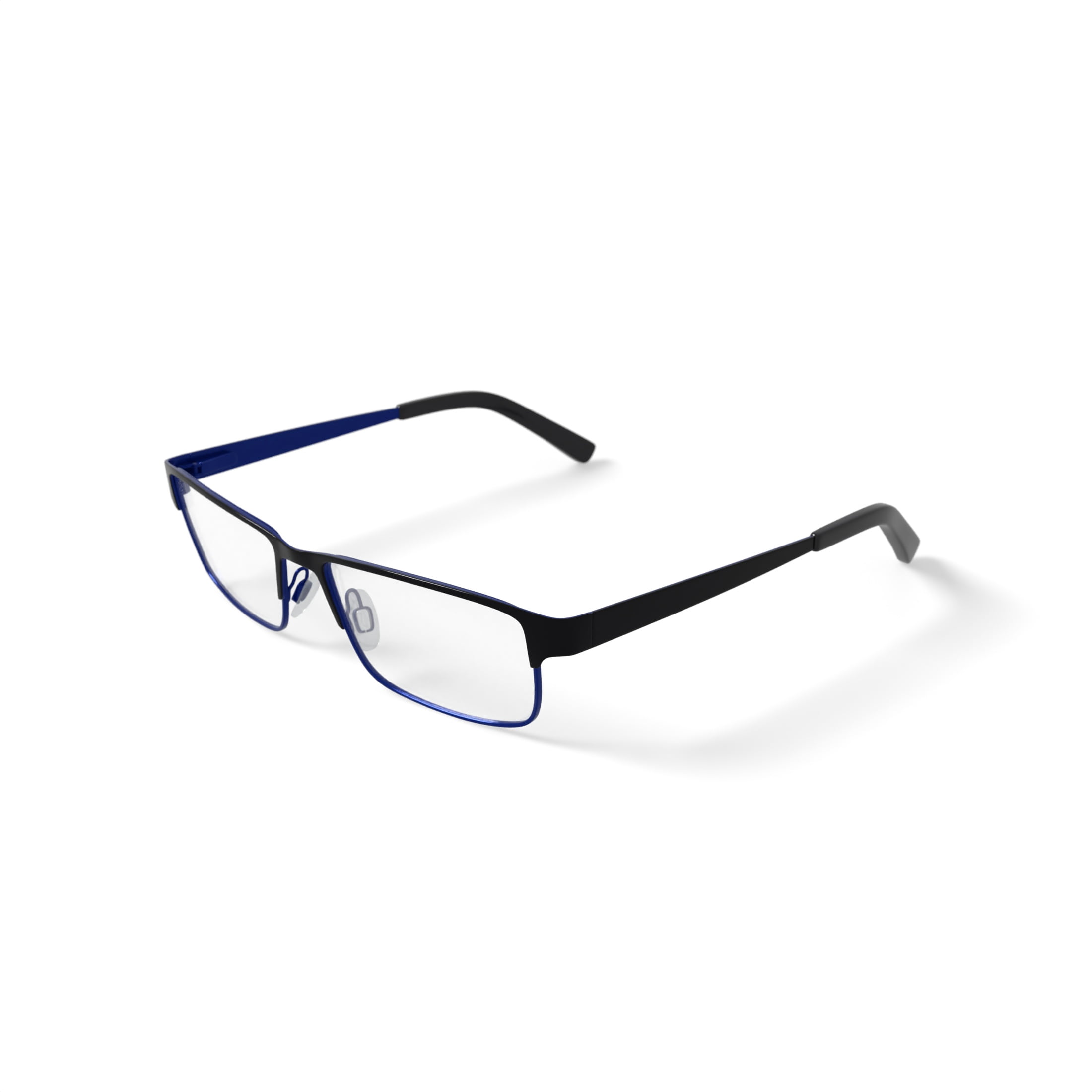 Randy Jackson Men's RJ1059 Rectangular Prescription Eyeglasses with Case, Black