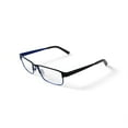 thumbnail image 2 of Randy Jackson Men's RJ1059 Rectangular Prescription Eyeglasses with Case, Black, 2 of 6